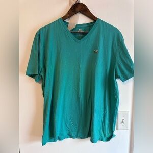 Lacoste Green Cotton T-Shirt